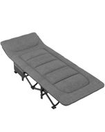 Nordcore Tältsäng Premium, Grå-210x80x40cm - max 280kg