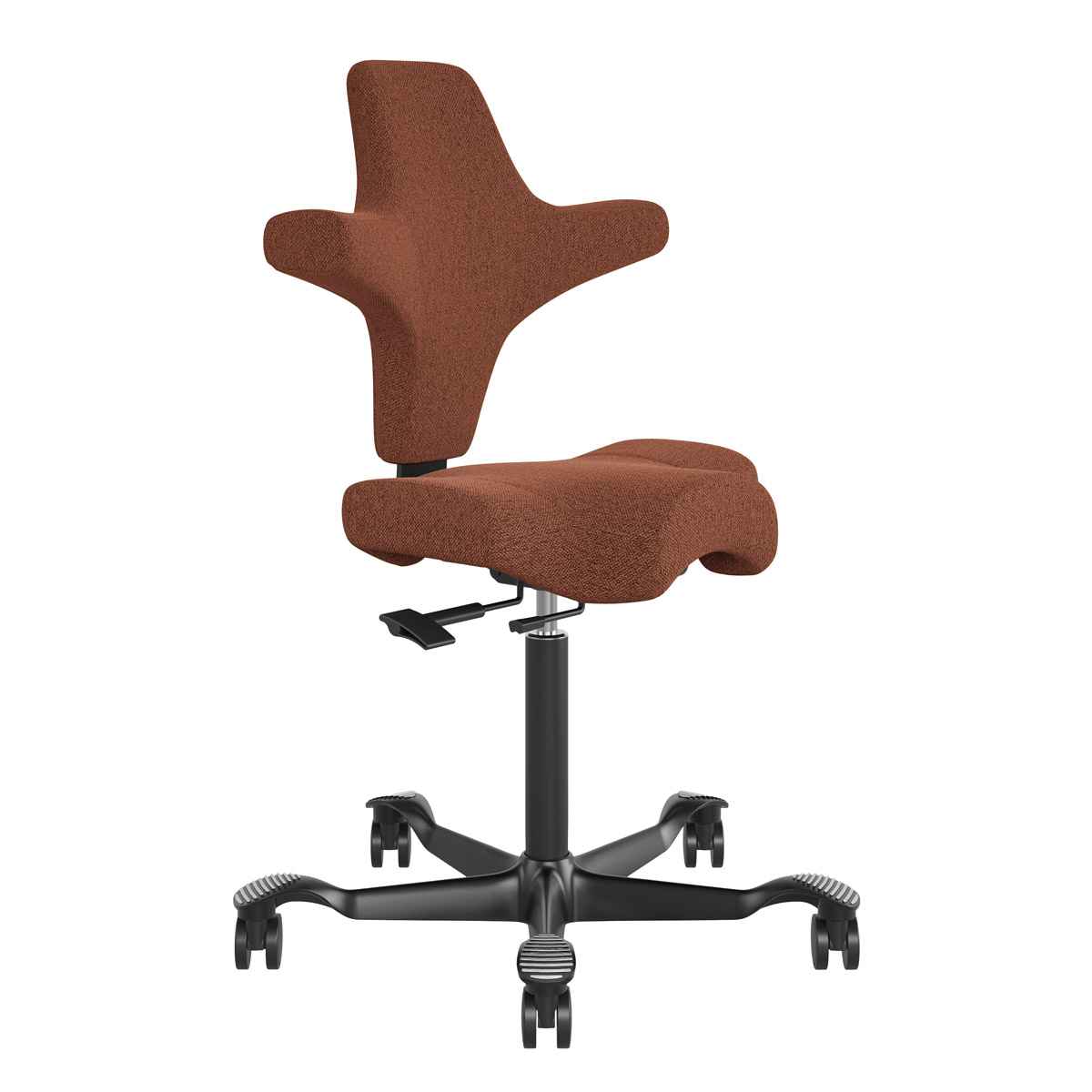 Lykke Ergonomisk Kontorsstol Comfort, Orange