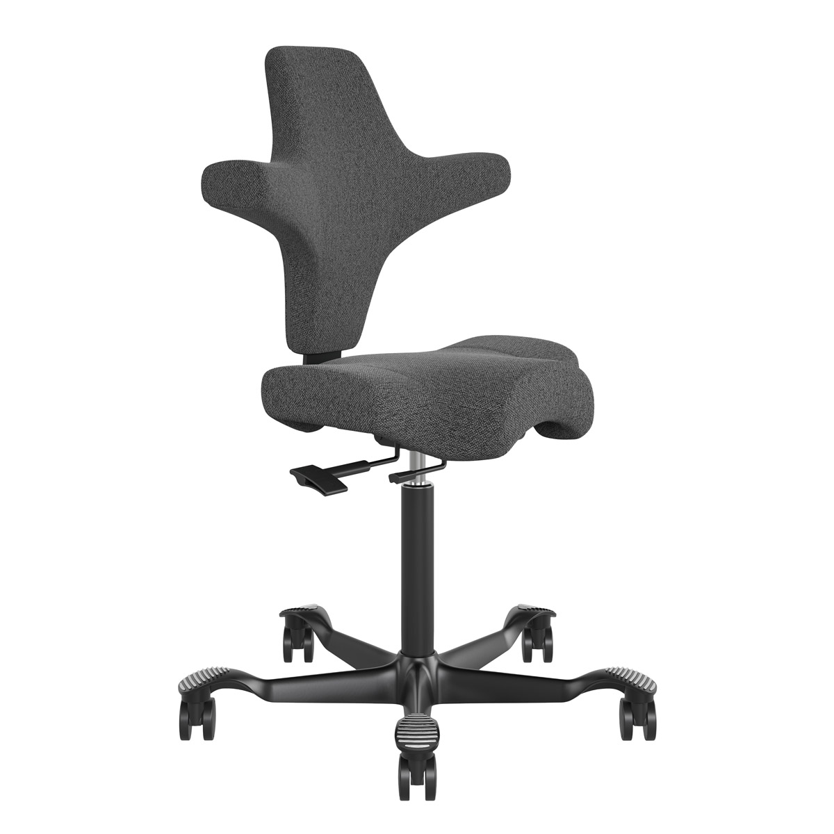 Lykke Ergonomisk Kontorsstol Comfort, Mörkgrå
