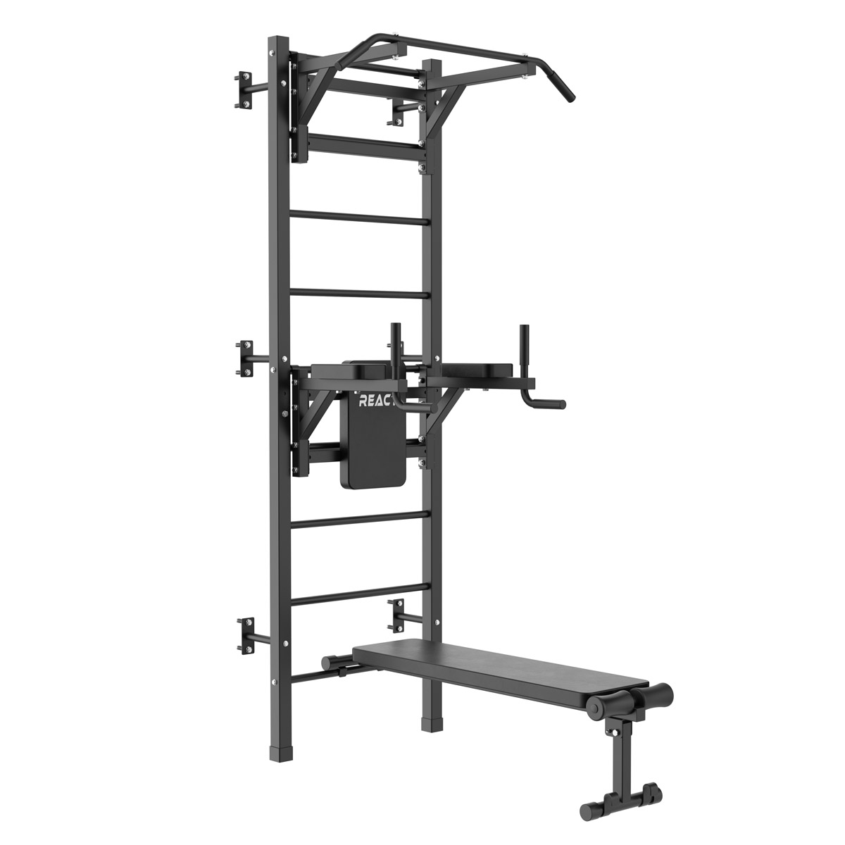 React Ribbstol/Fitness Tower Metallic Black