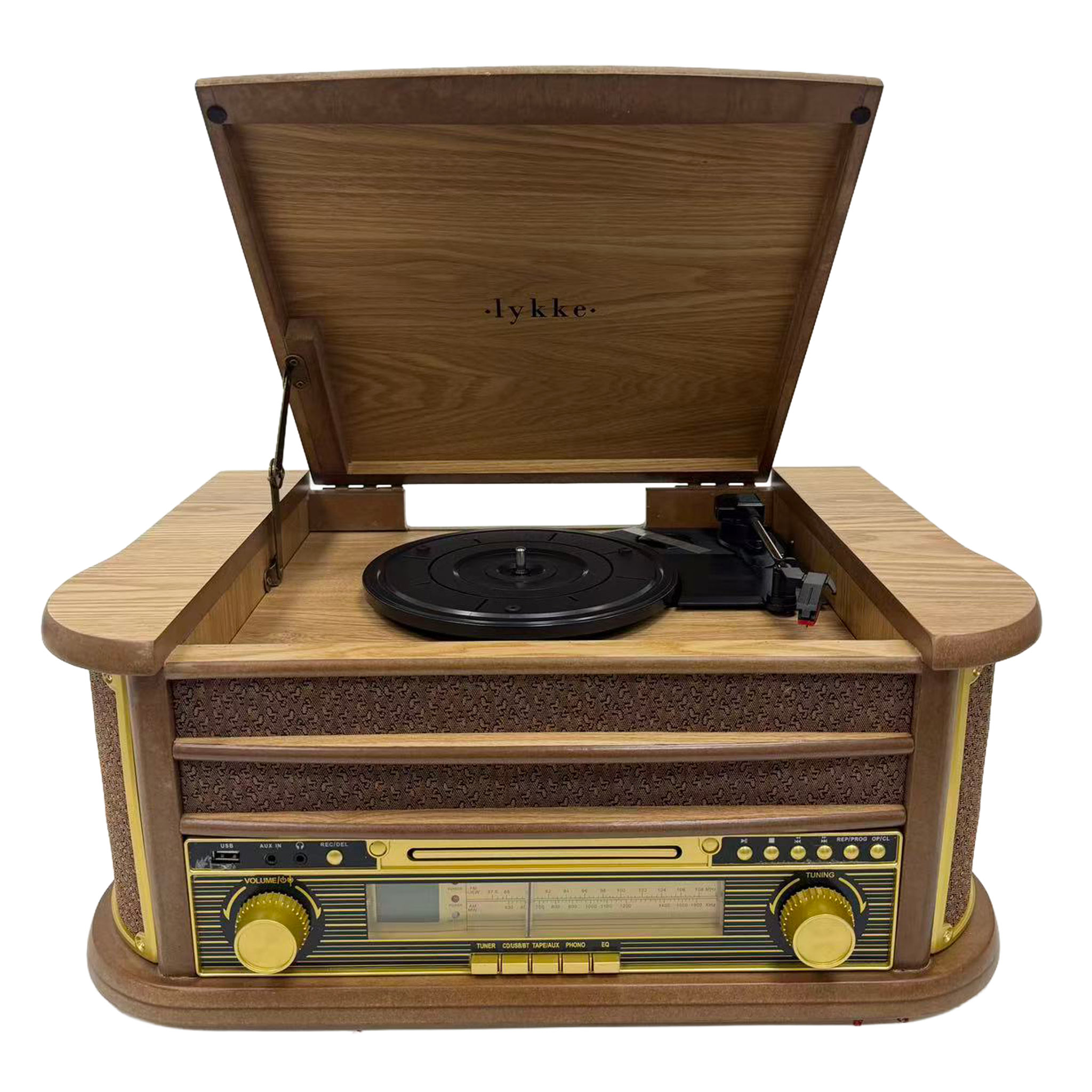 Lykke Skivspelare Retro AM/FM Bluetooth