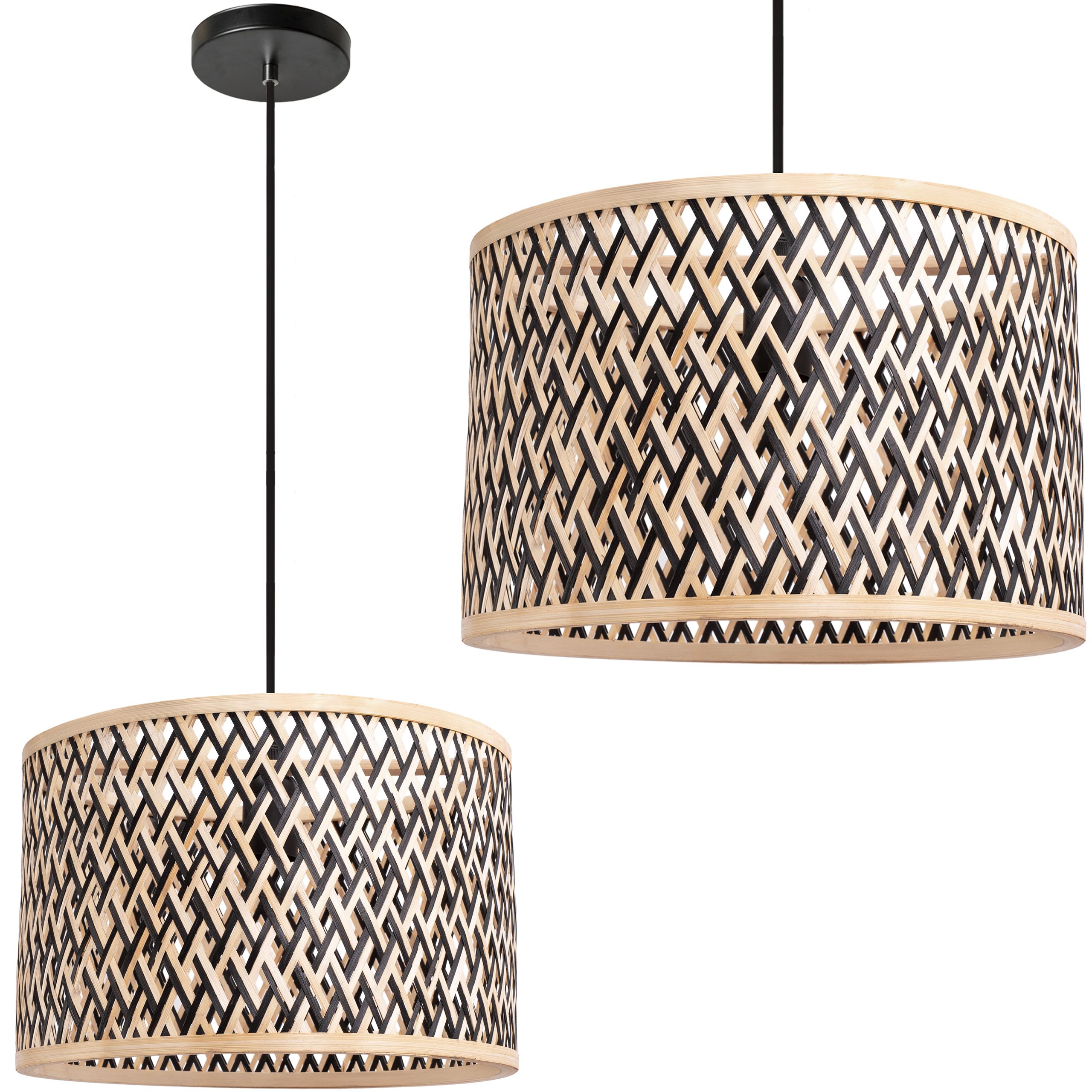 TOOLIGHT hängande taklampa APP1543-1CP BOHO Beige 32x32x21cm