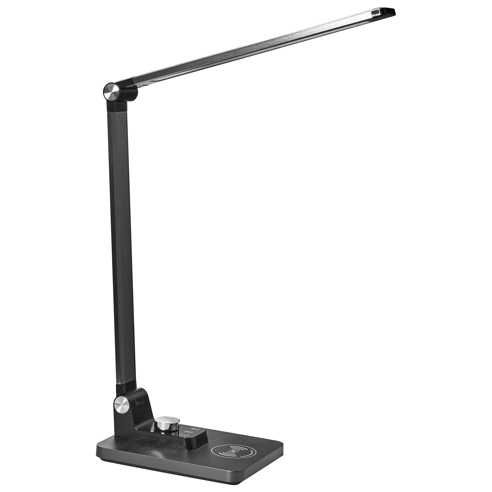 LED-skrivbordslampa ENIF med trådlös laddare Svart