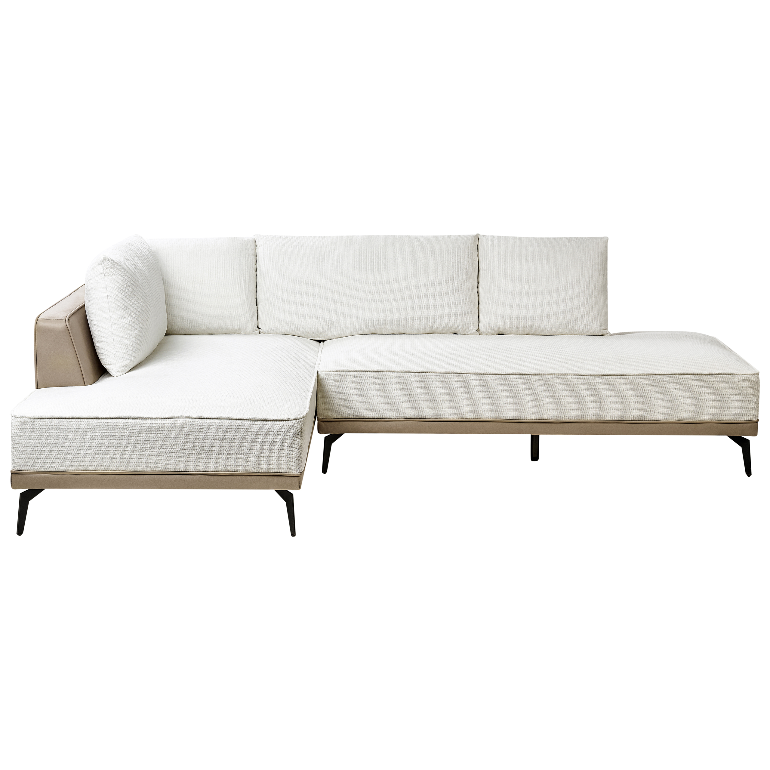 Hörnsoffa 3-sits MYKEN Off-White Högervänd