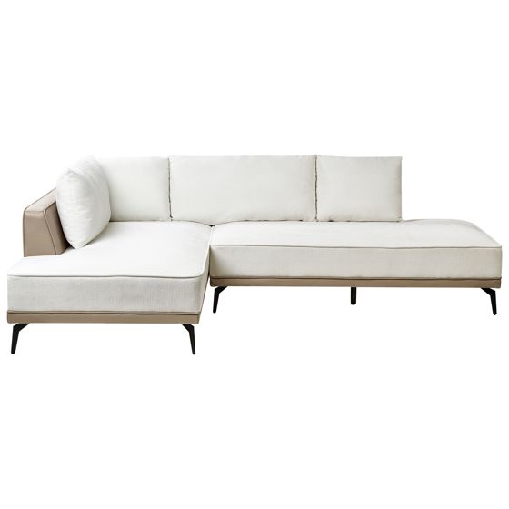 Hörnsoffa 3-sits MYKEN Off-White Högervänd