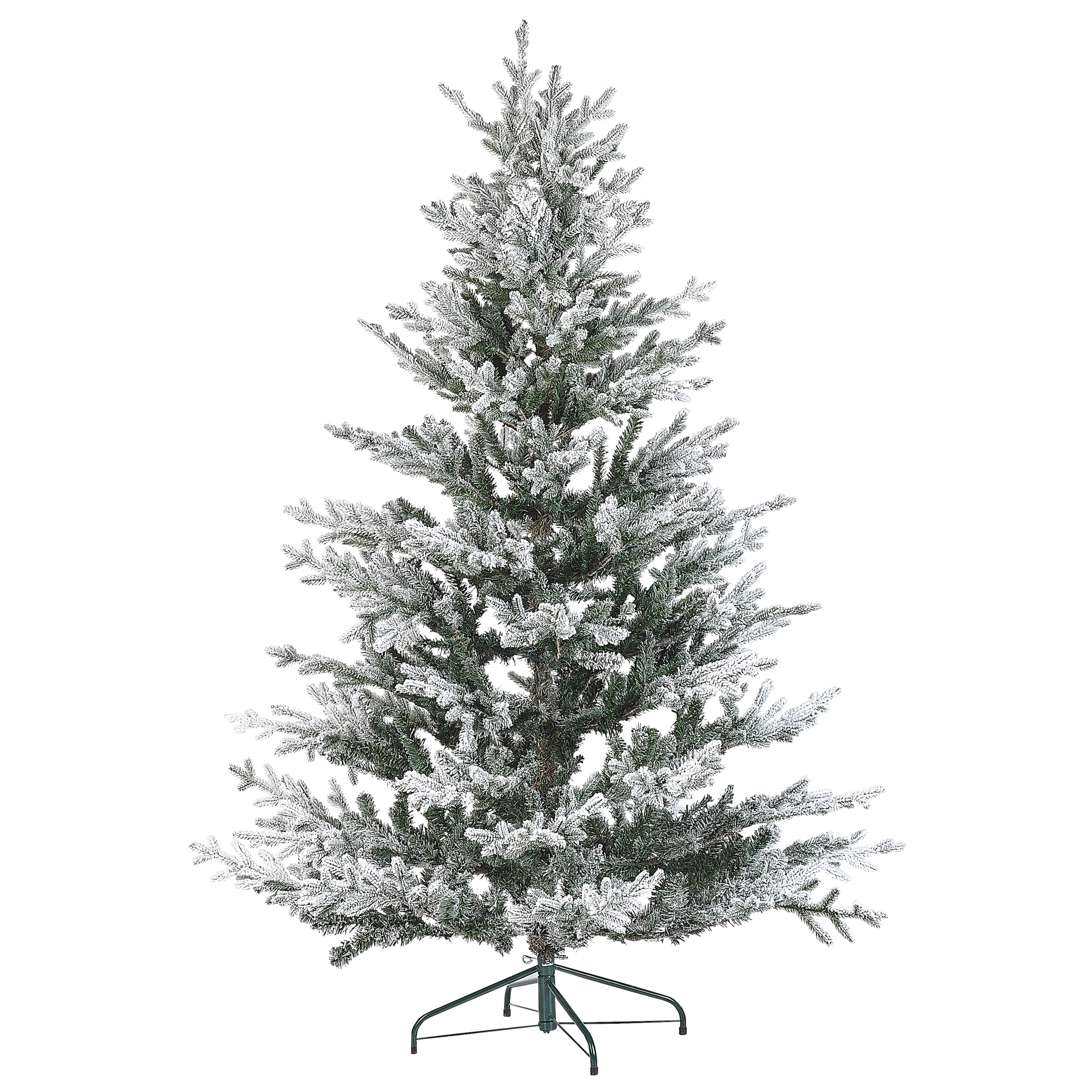 Snöklädd konstgjord julgran BRISCO 180 cm Vit