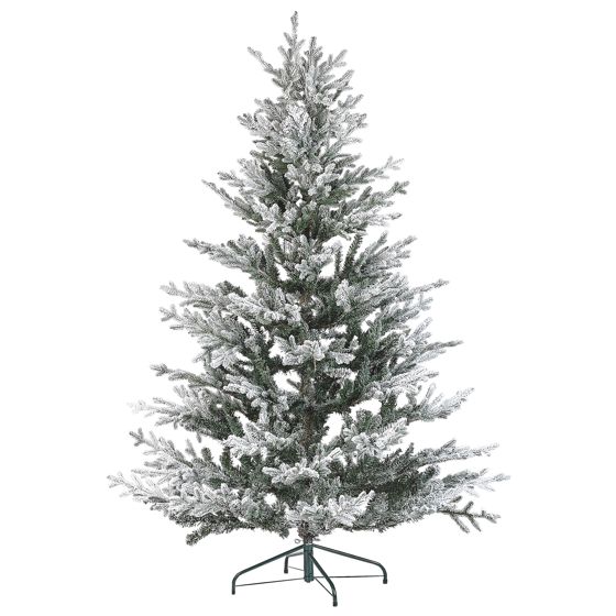 Snöklädd konstgjord julgran BRISCO 180 cm Vit