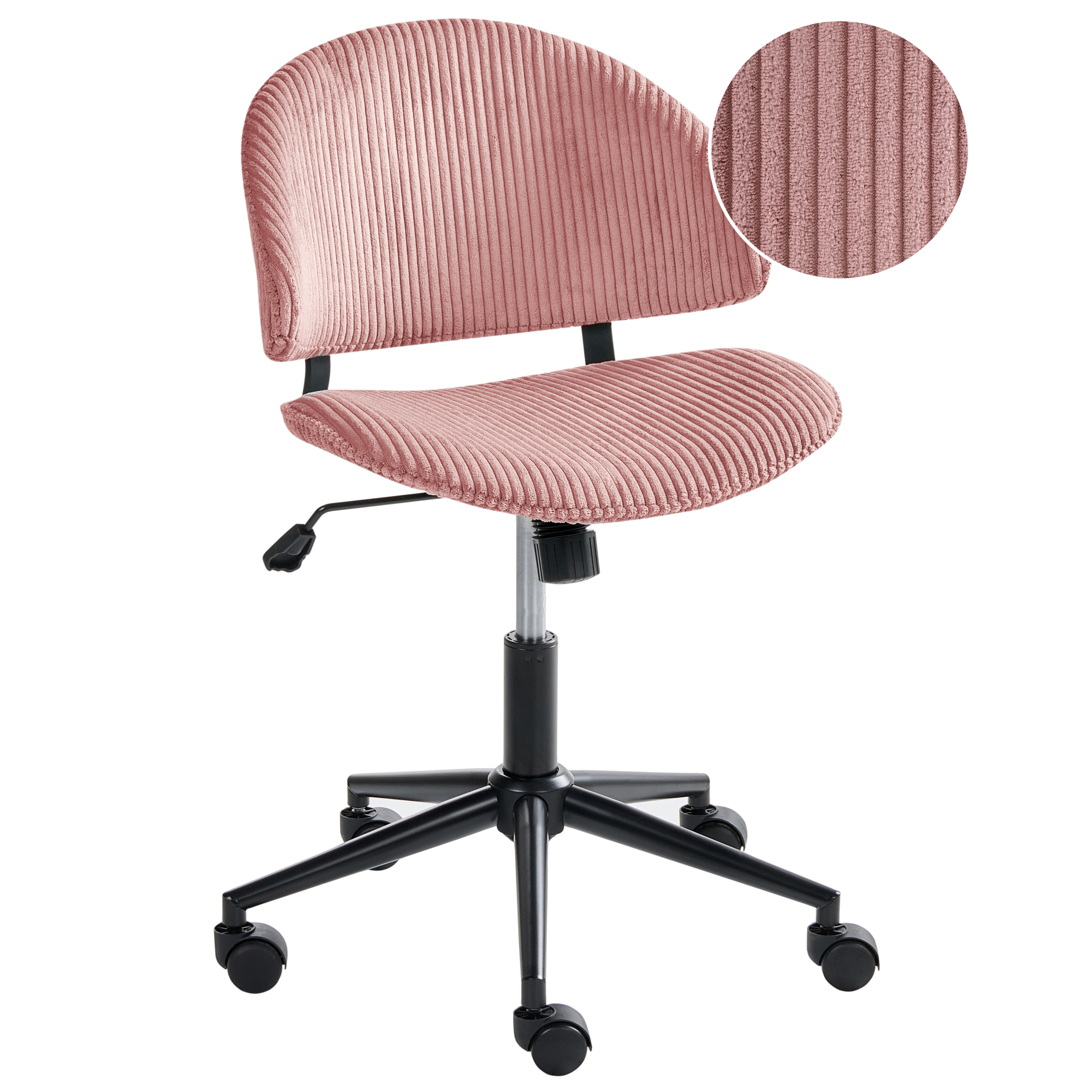 Kontorsstol KIANA Manchester Rosa