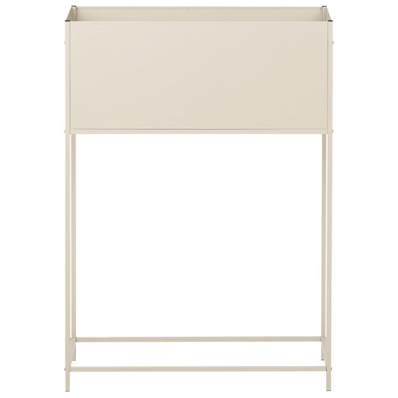 Upphöjd växtkruka TAPIEN 70 cm Metall Beige