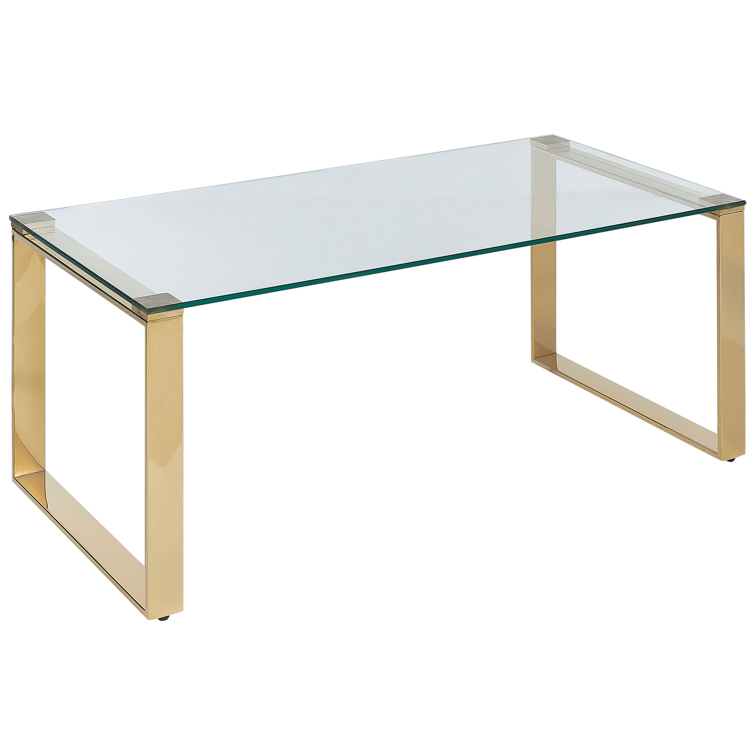 Soffbord TILON Härdat glas Guld