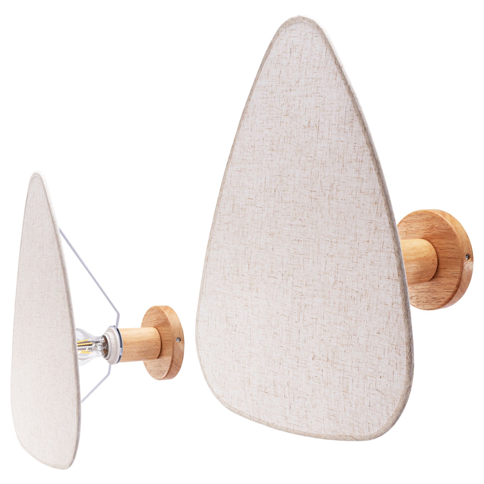 TOOLIGHT vägglampa APP1423-1W Beige 21x36x44cm