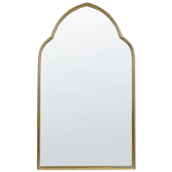 Väggspegel ACONCHI 58 cm 100 cm Metall Guld