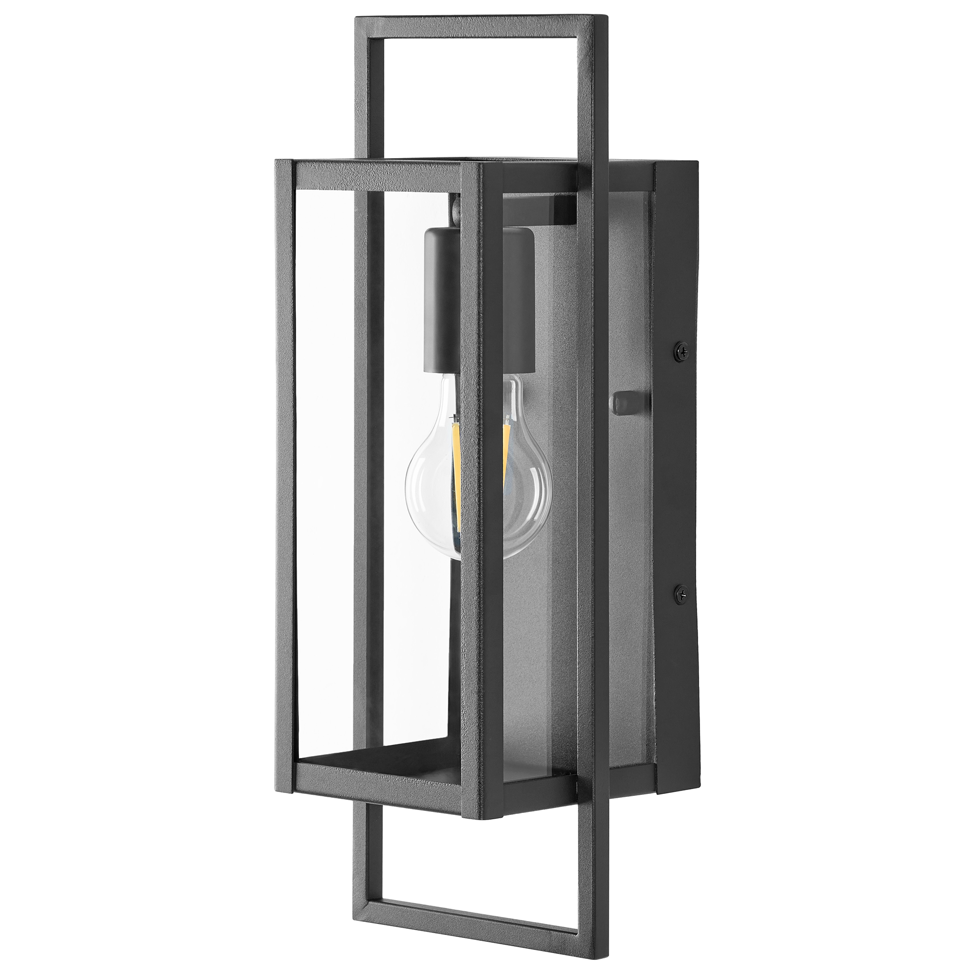 Vägglampa för utomhusbruk TARNA Svart