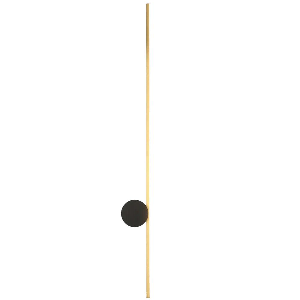 TOOLIGHT vägglampa LHJ062-W LED Svart/Guld 6x10x90cm