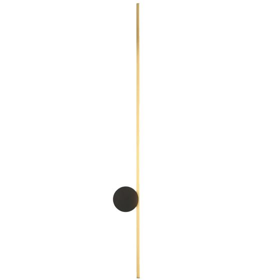 TOOLIGHT vägglampa LHJ062-W LED Svart/Guld 6x10x90cm