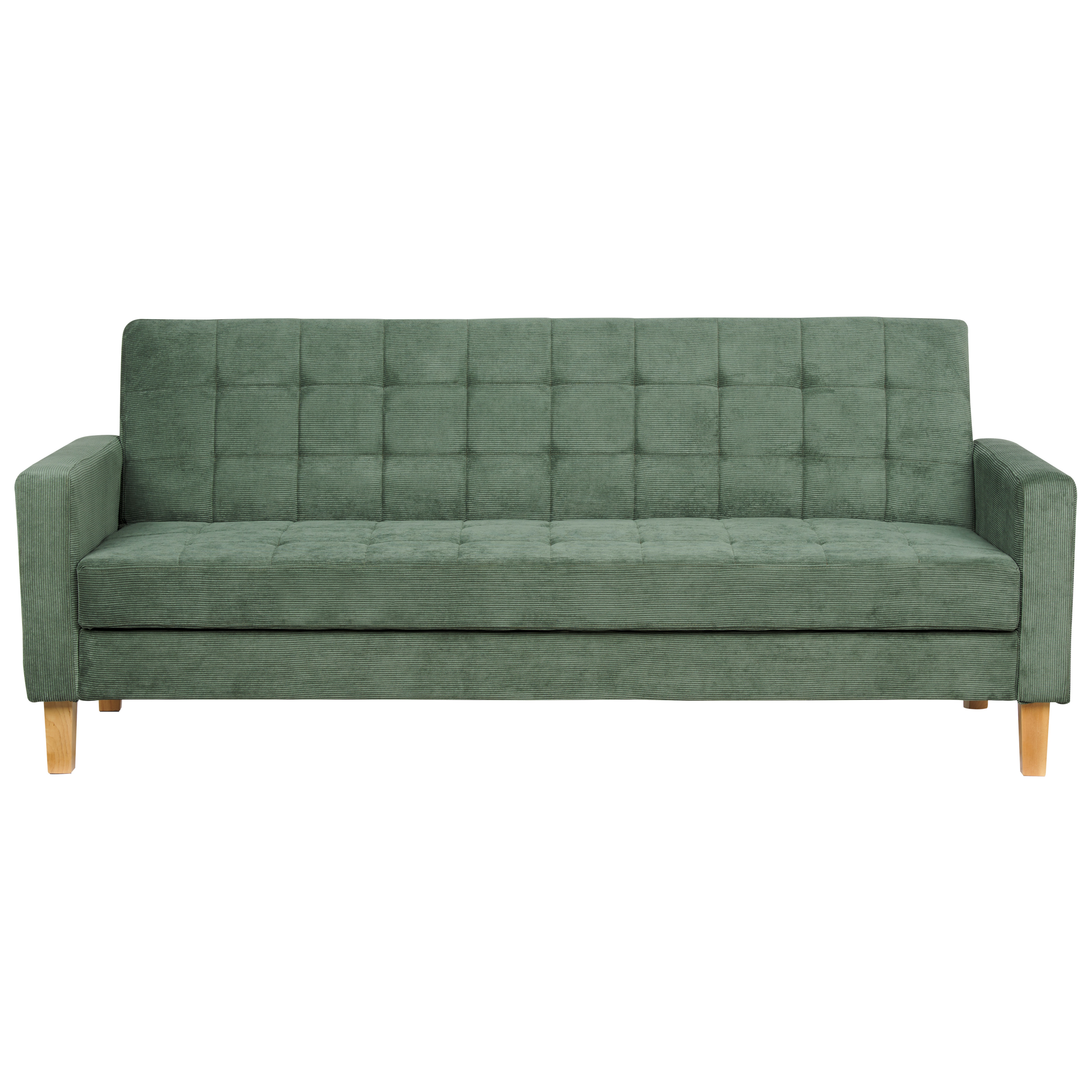 Bäddsoffa 3-sits VEHKOO Mörkgrön