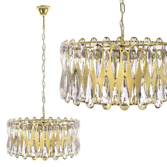 TOOLIGHT hängande taklampa APP1718-CP Guld 50x50x60cm