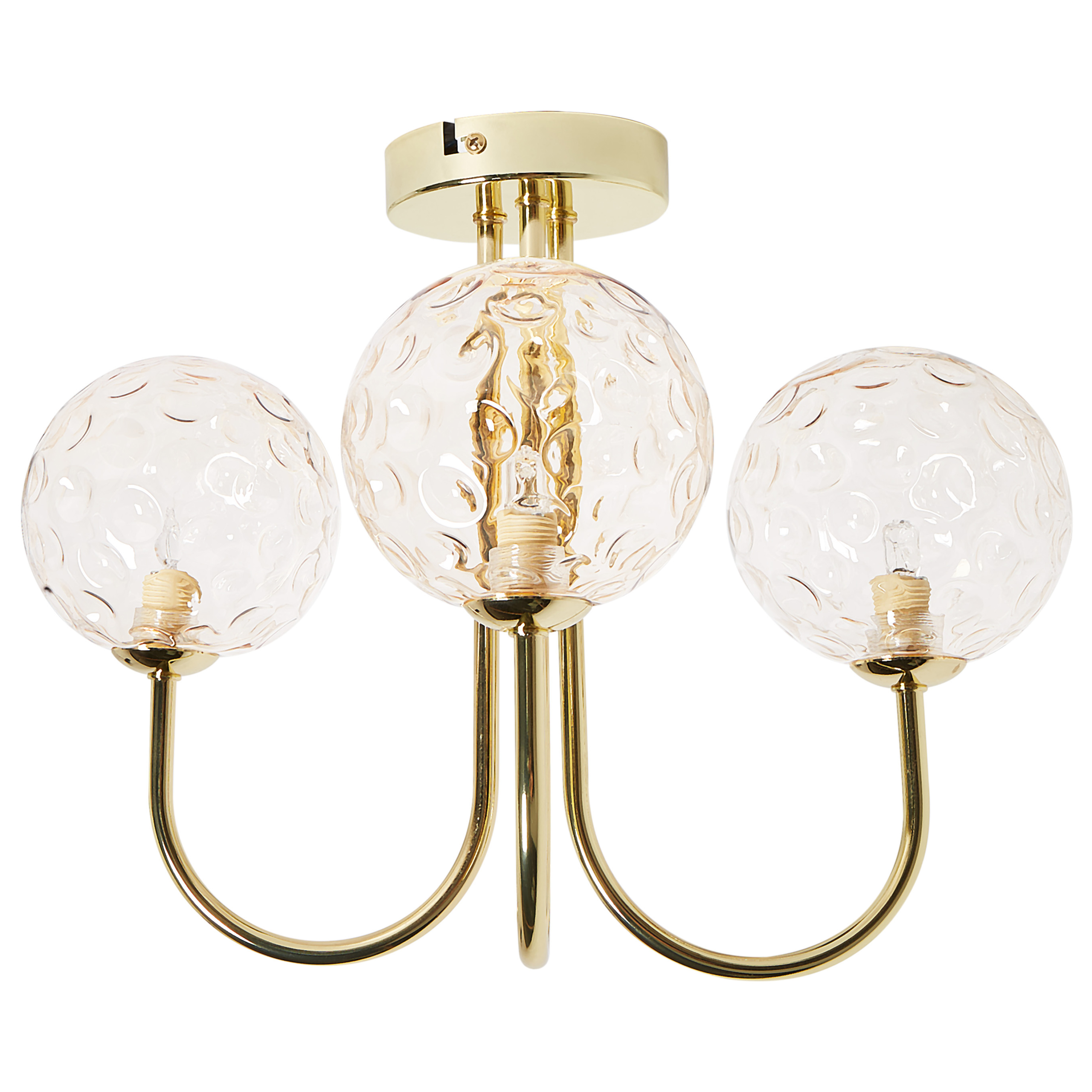Taklampa ANADYR Glas Beige