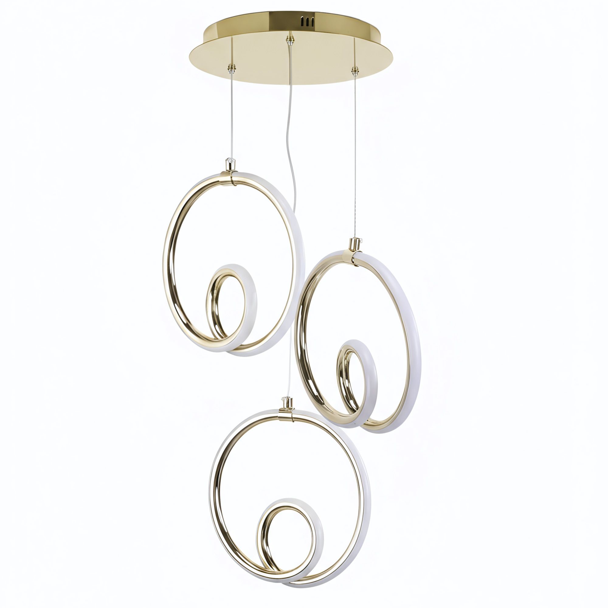 TOOLIGHT hängande taklampa LHJ095-3CP LED Guld 20,5x20,5x195cm