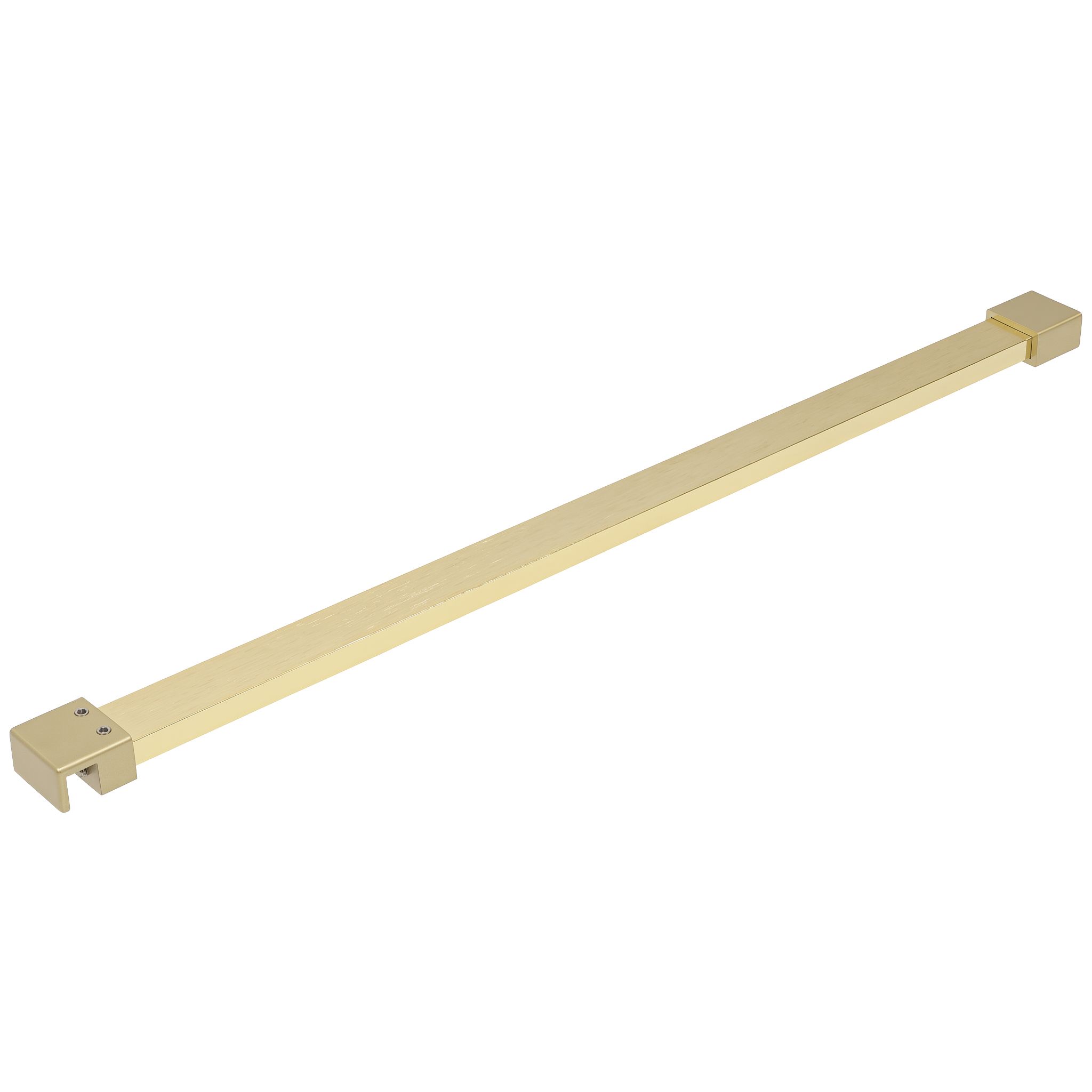 REA stödarm för duschglas 150 cm , Borstat guld, 3,2x3,2x150cm