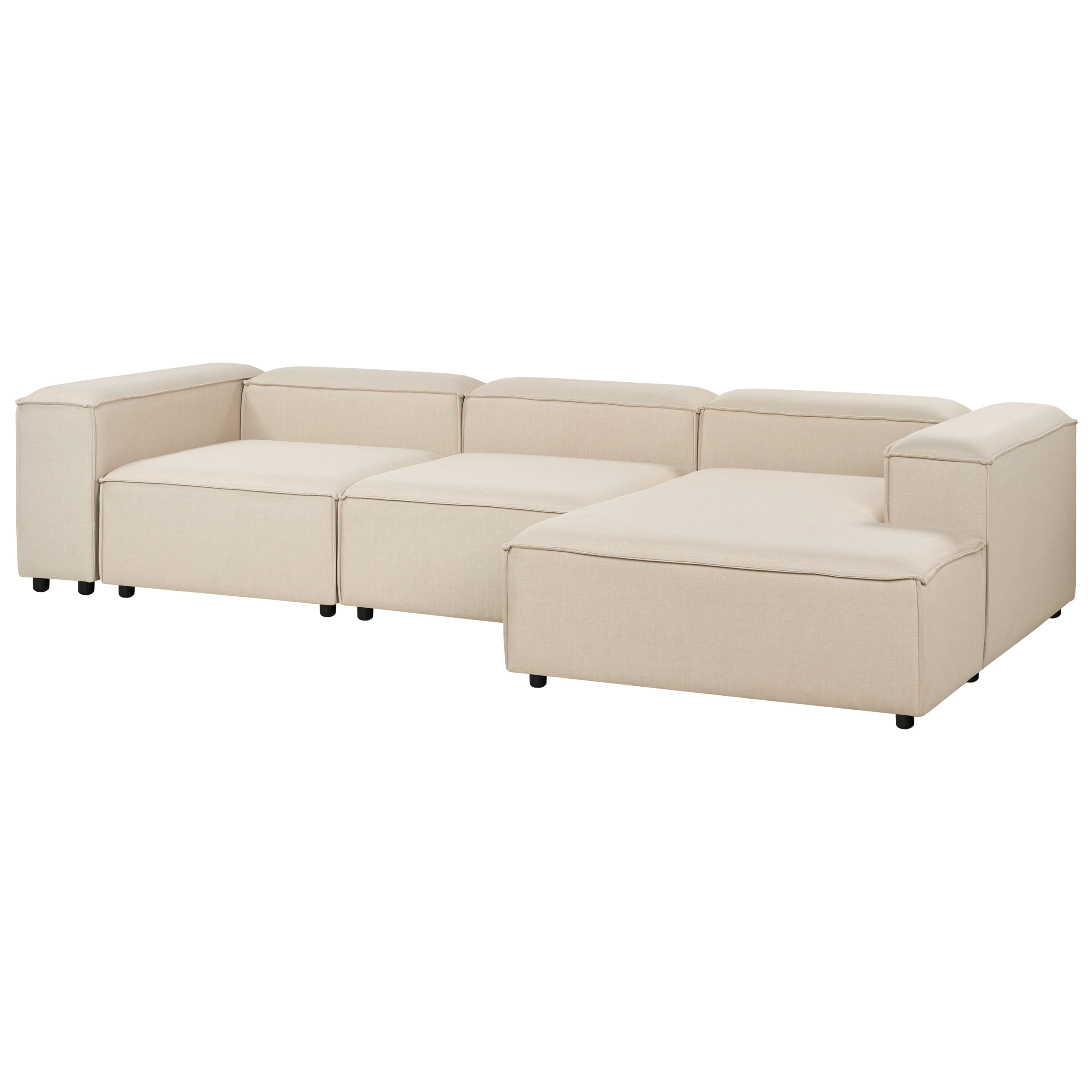 Modulär hörnsoffa 4-sits ARDAL Beige Vänstervänd