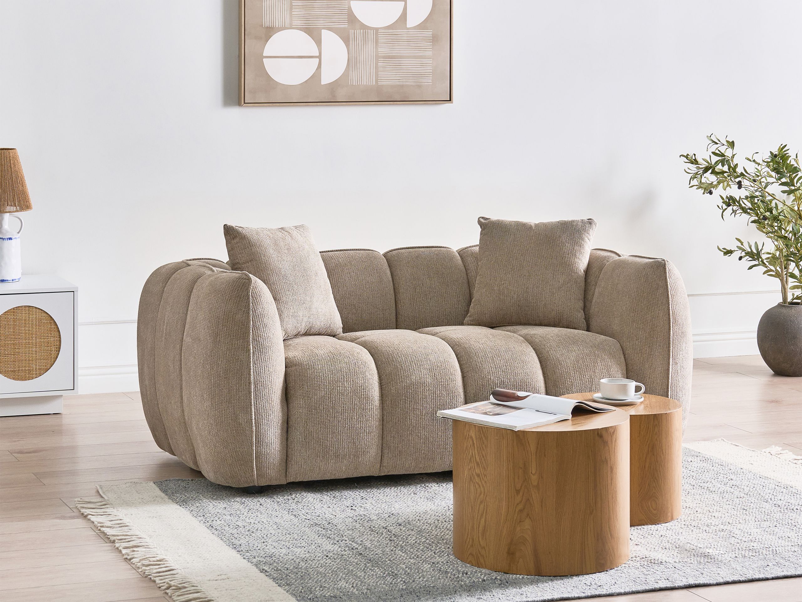 Soffa 2-sits NESS Taupe