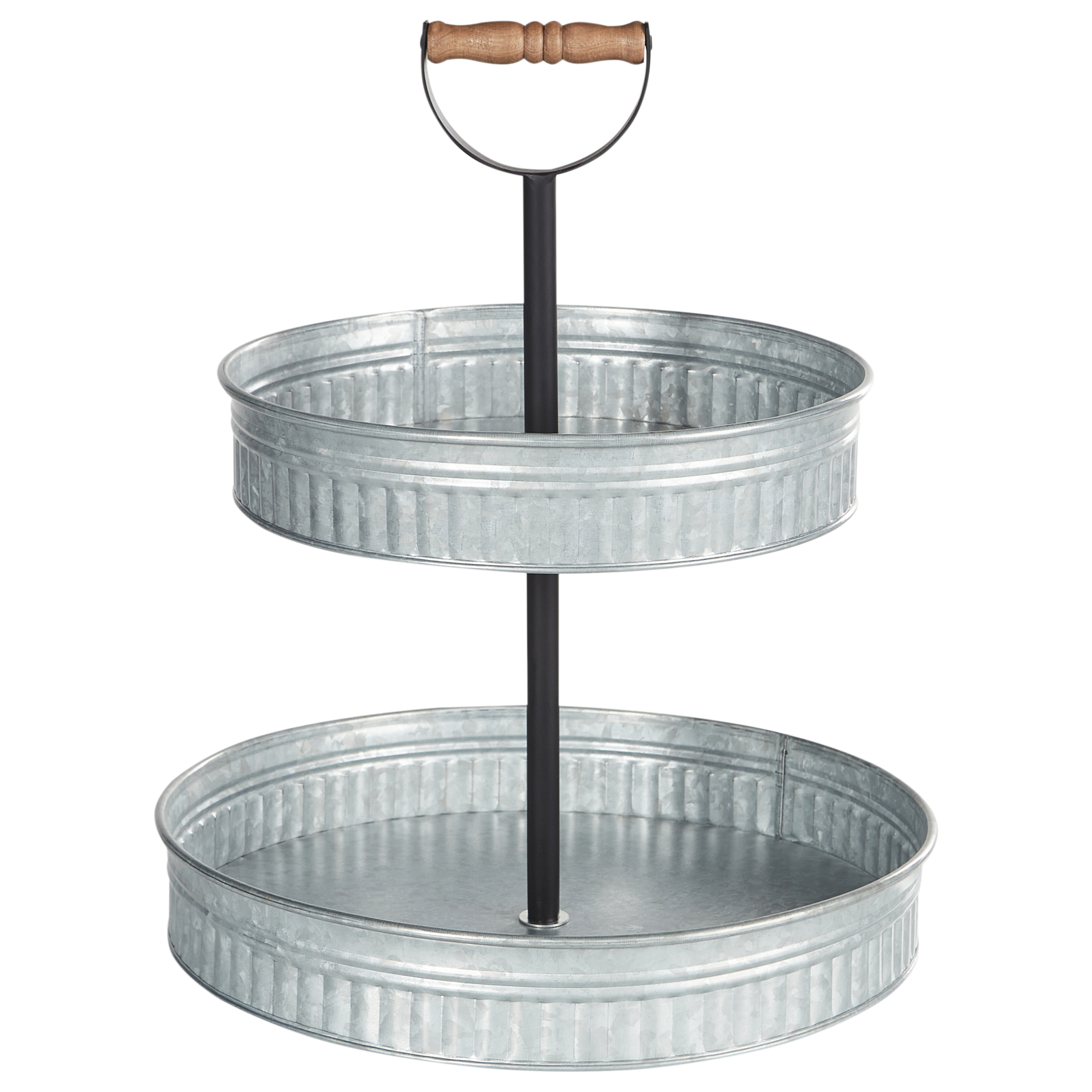 Tårtställ med 2 våningar KOUIGN Silver