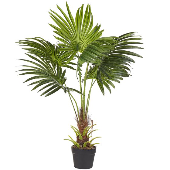 Konstgjord växt FAN PALM 100 cm Grön