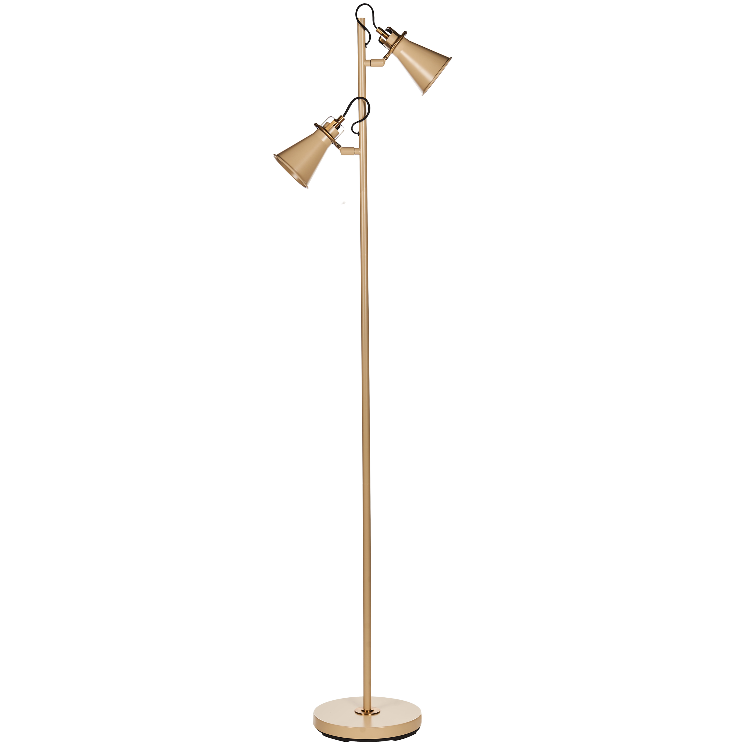 Golvlampa MOYOLA Justerbar Metall Beige