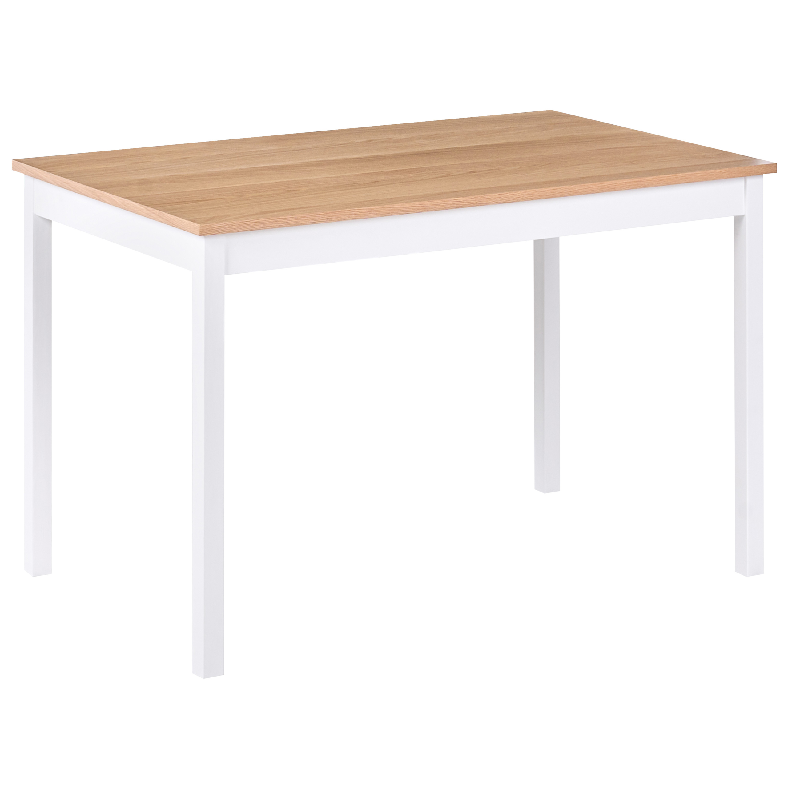 Matbord HOUSTON Ljus ekfanér 125 cm 75 cm