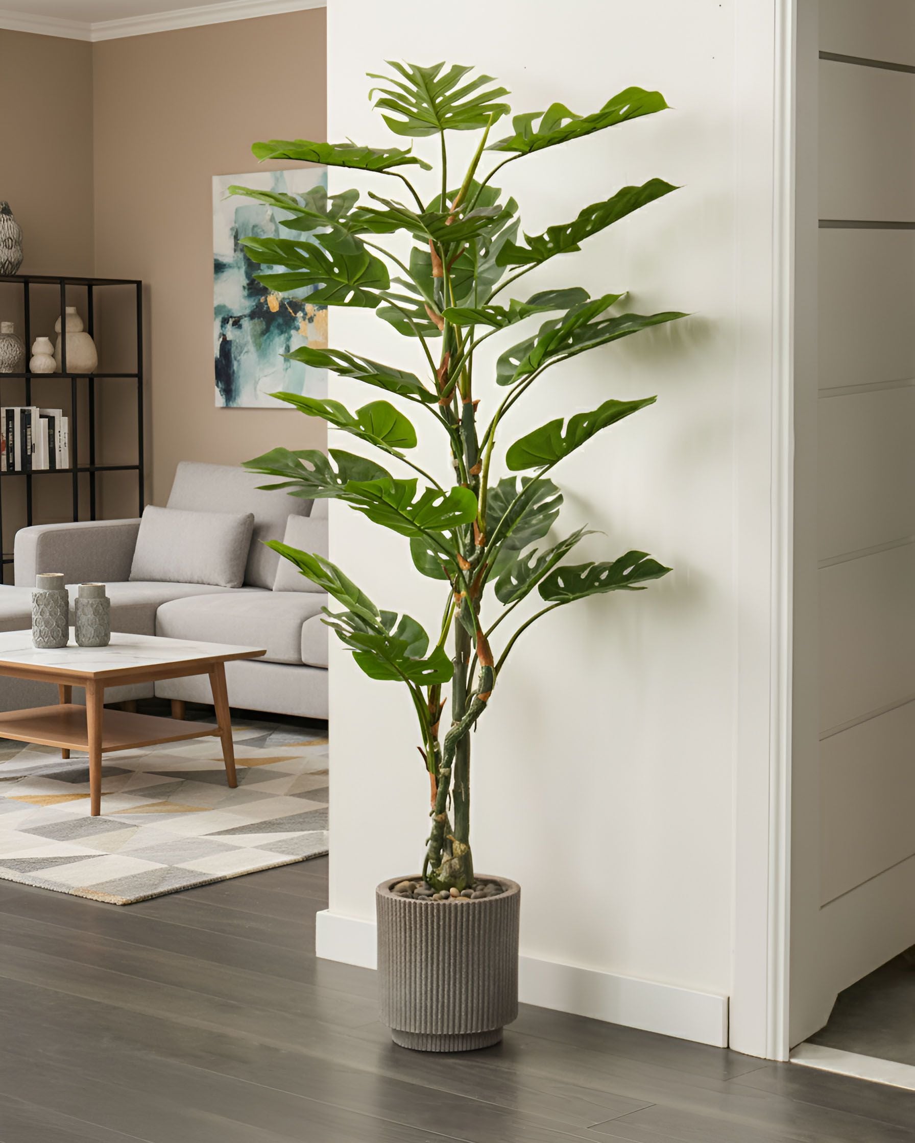 Konstgjord växt MONSTERA 155 cm Grön