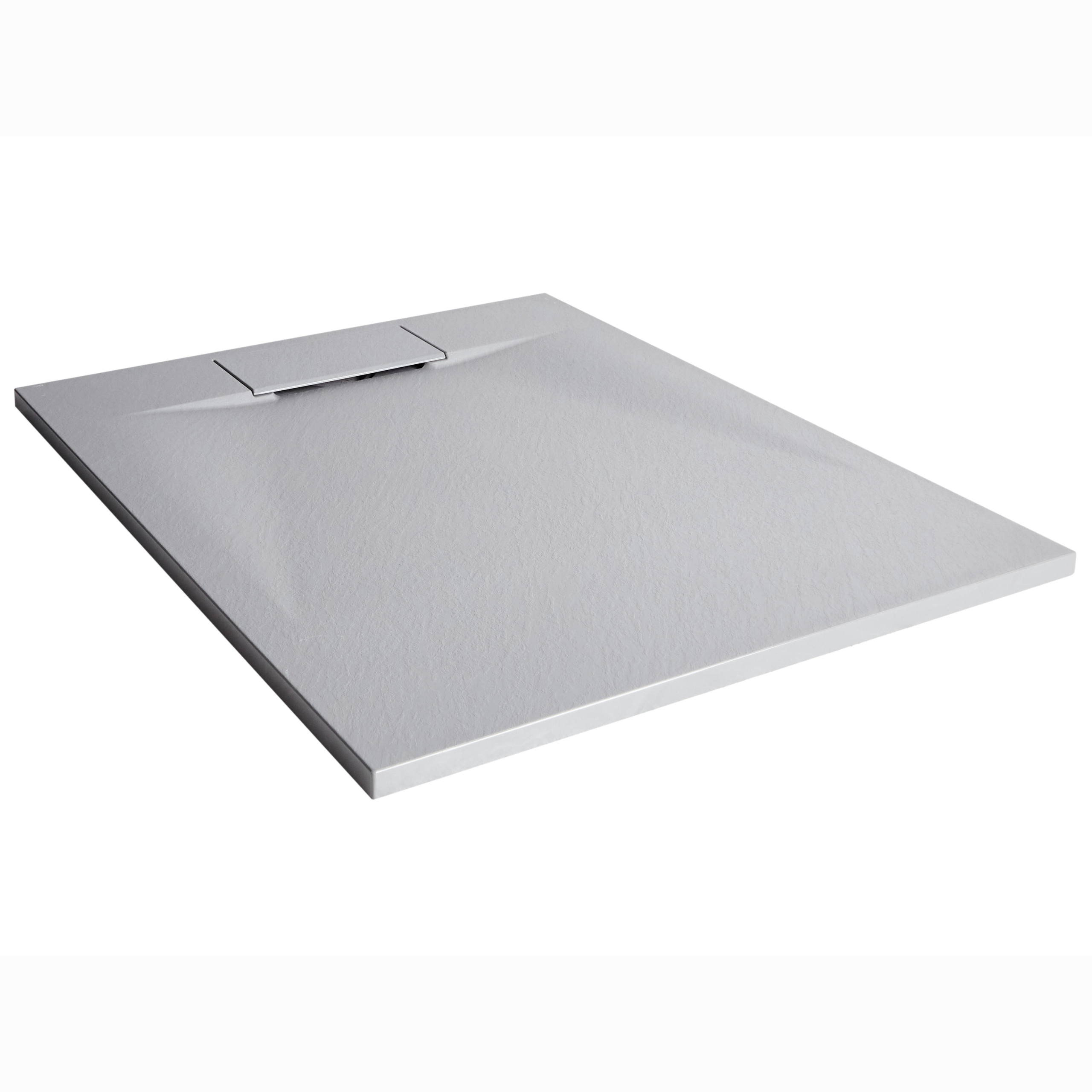 Duschkar AZZURRO 80 x 100 x 3 cm Grå