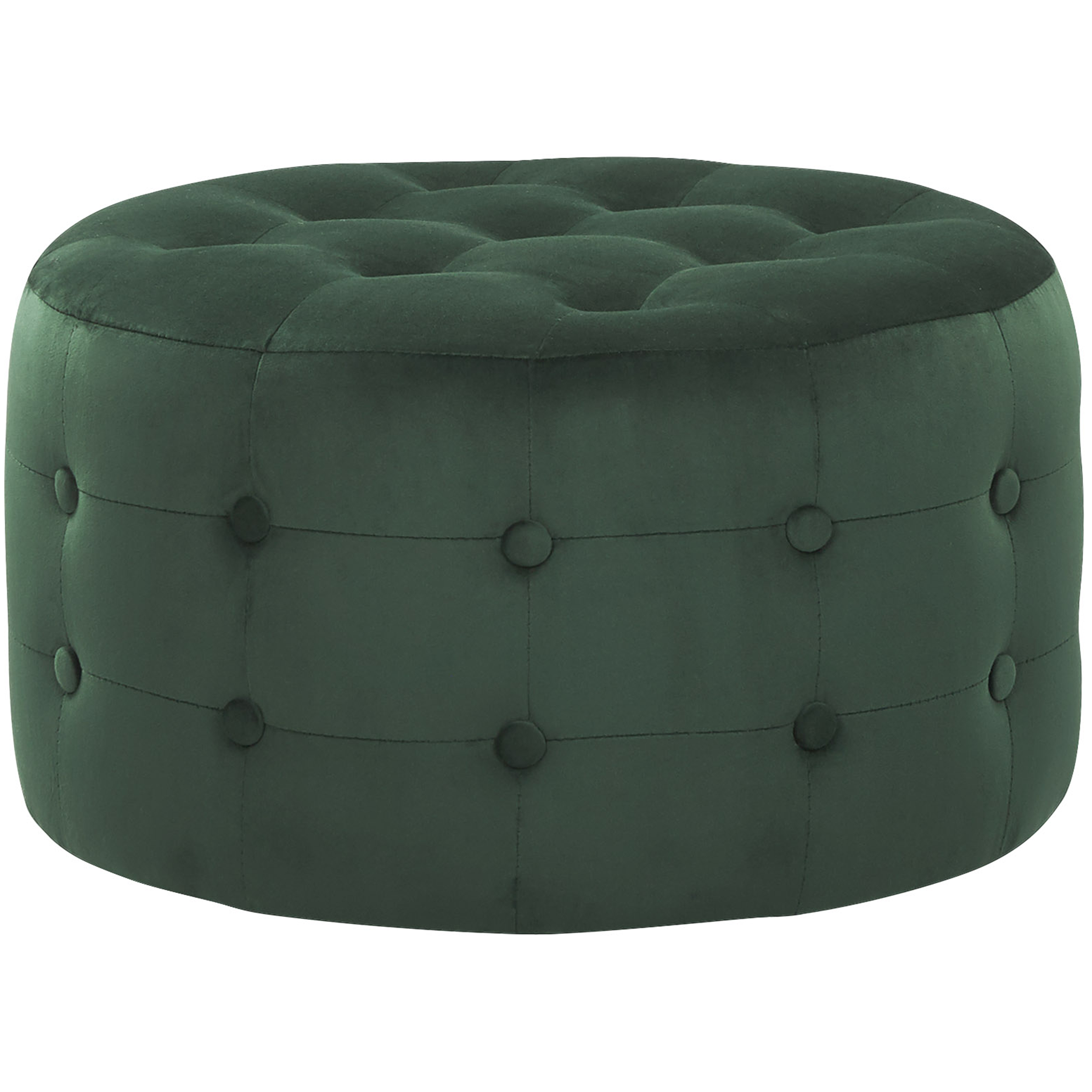 Sittpuff TAMPA Sammet Mörkgrön