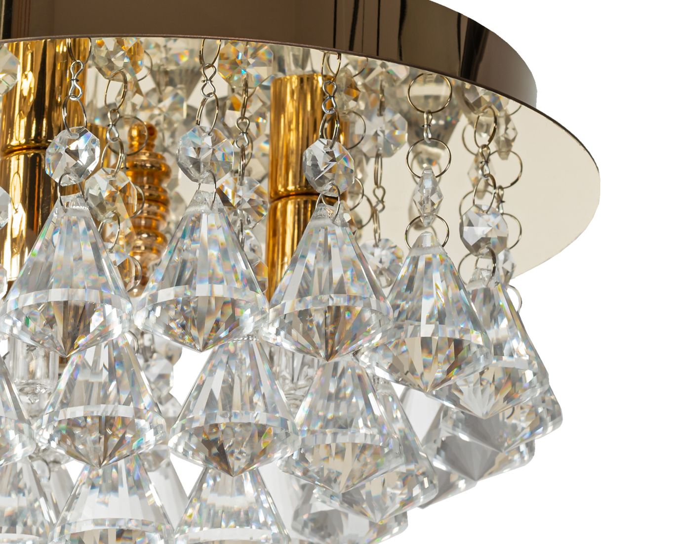 TOOLIGHT taklampa APP1038-C Guld 25x25x14,5cm