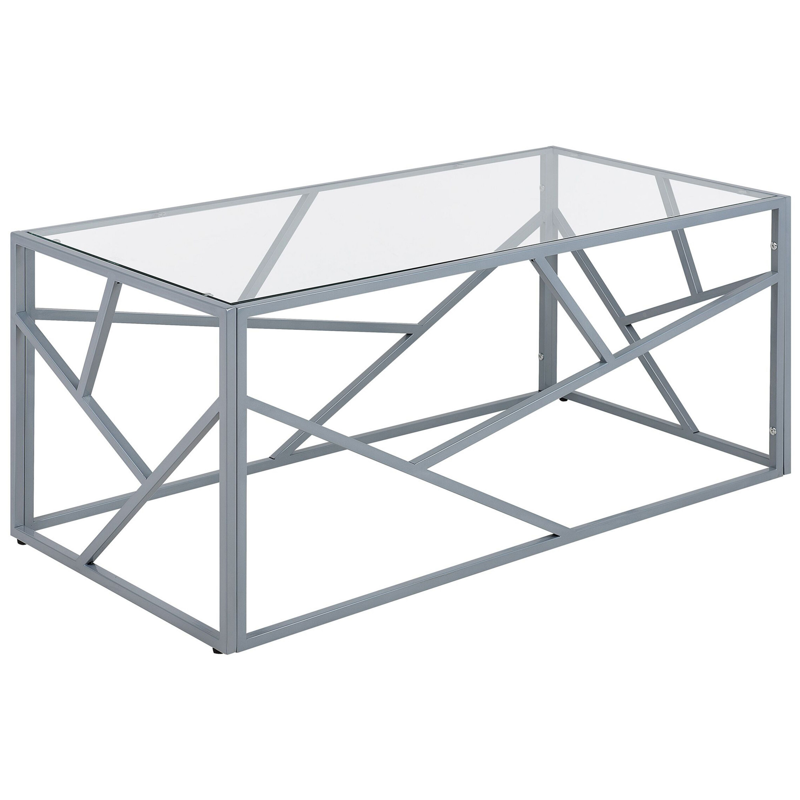 Soffbord ORLAND Glas Silver