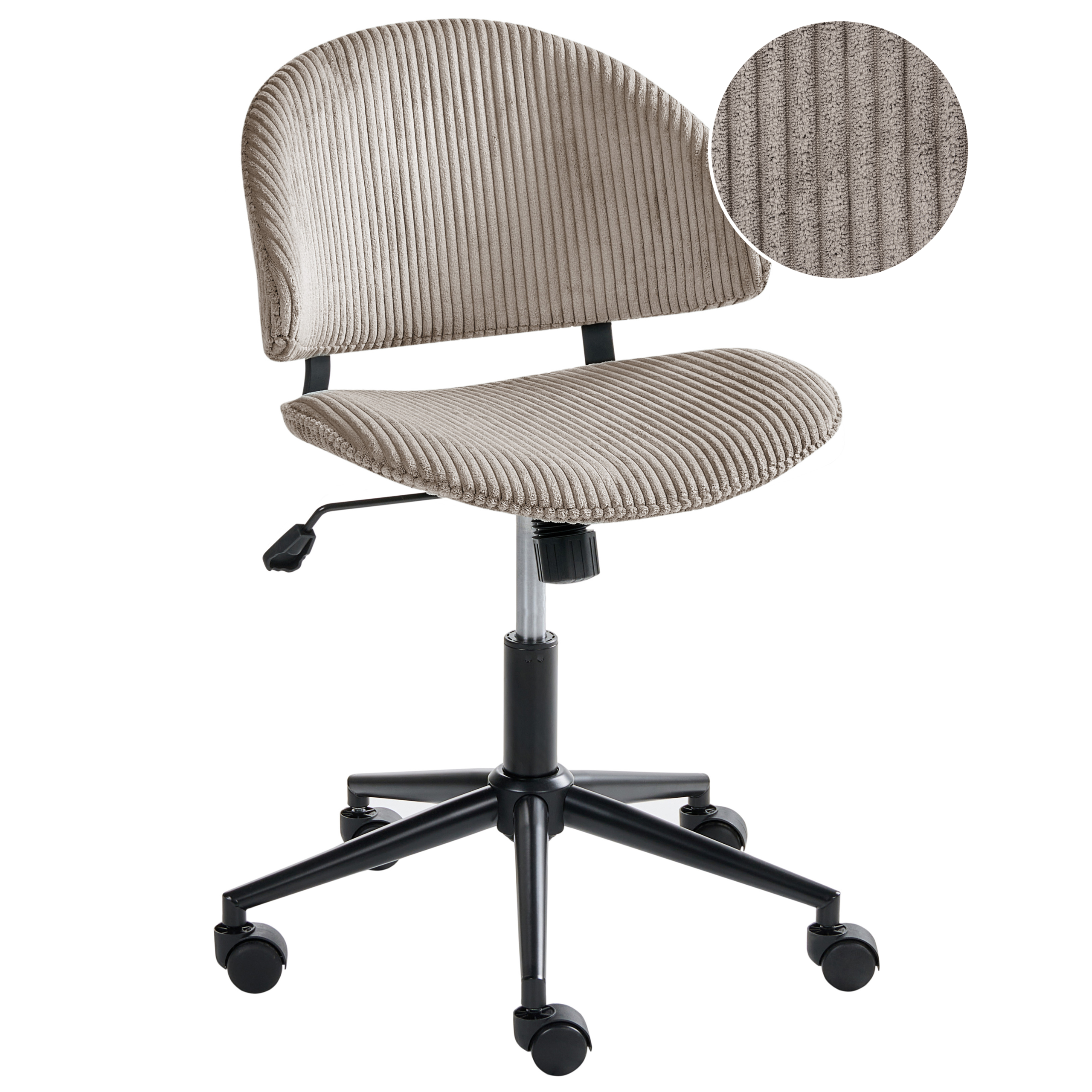Kontorsstol KIANA Manchester Taupe