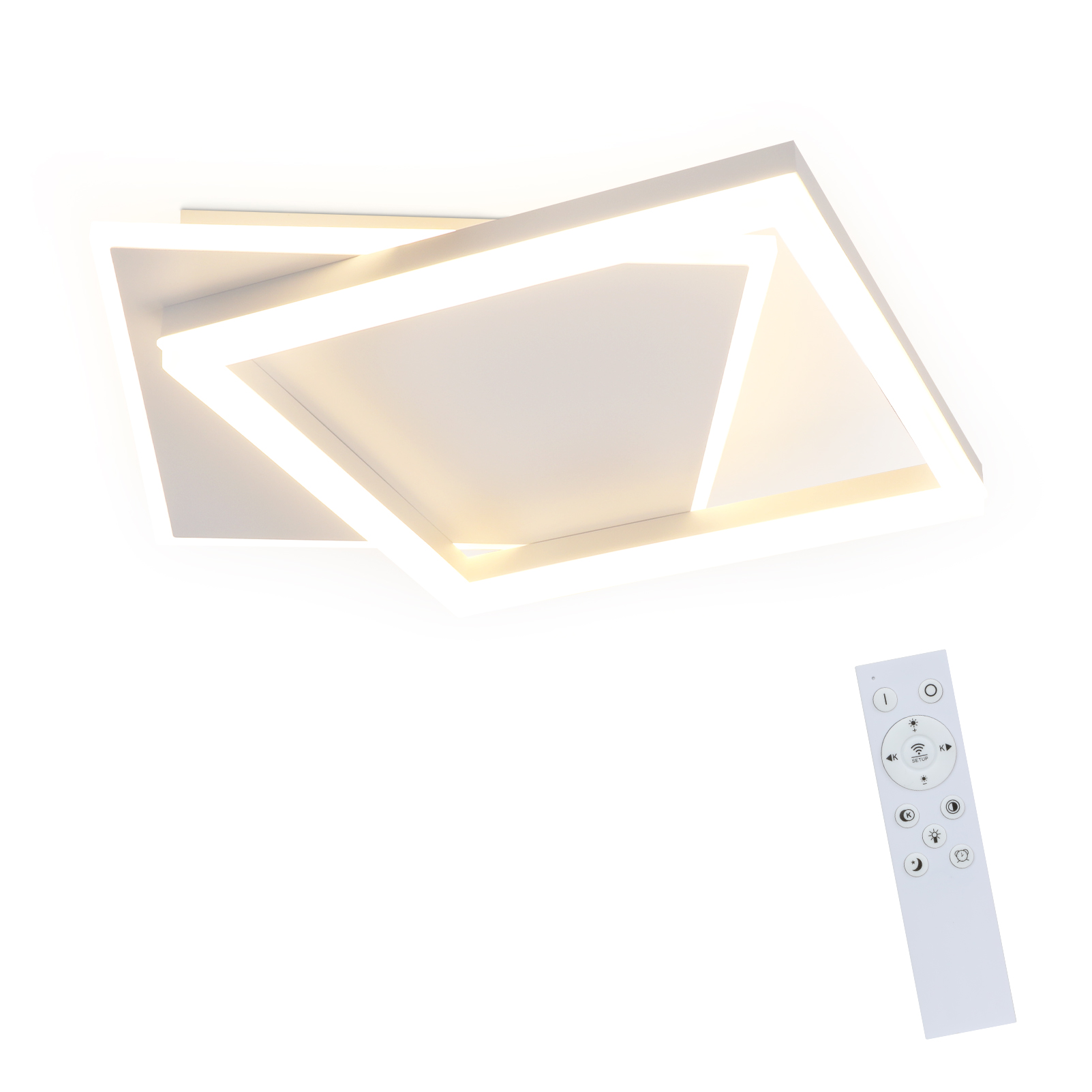 NETTLIFE LED - taklampa, vit metall