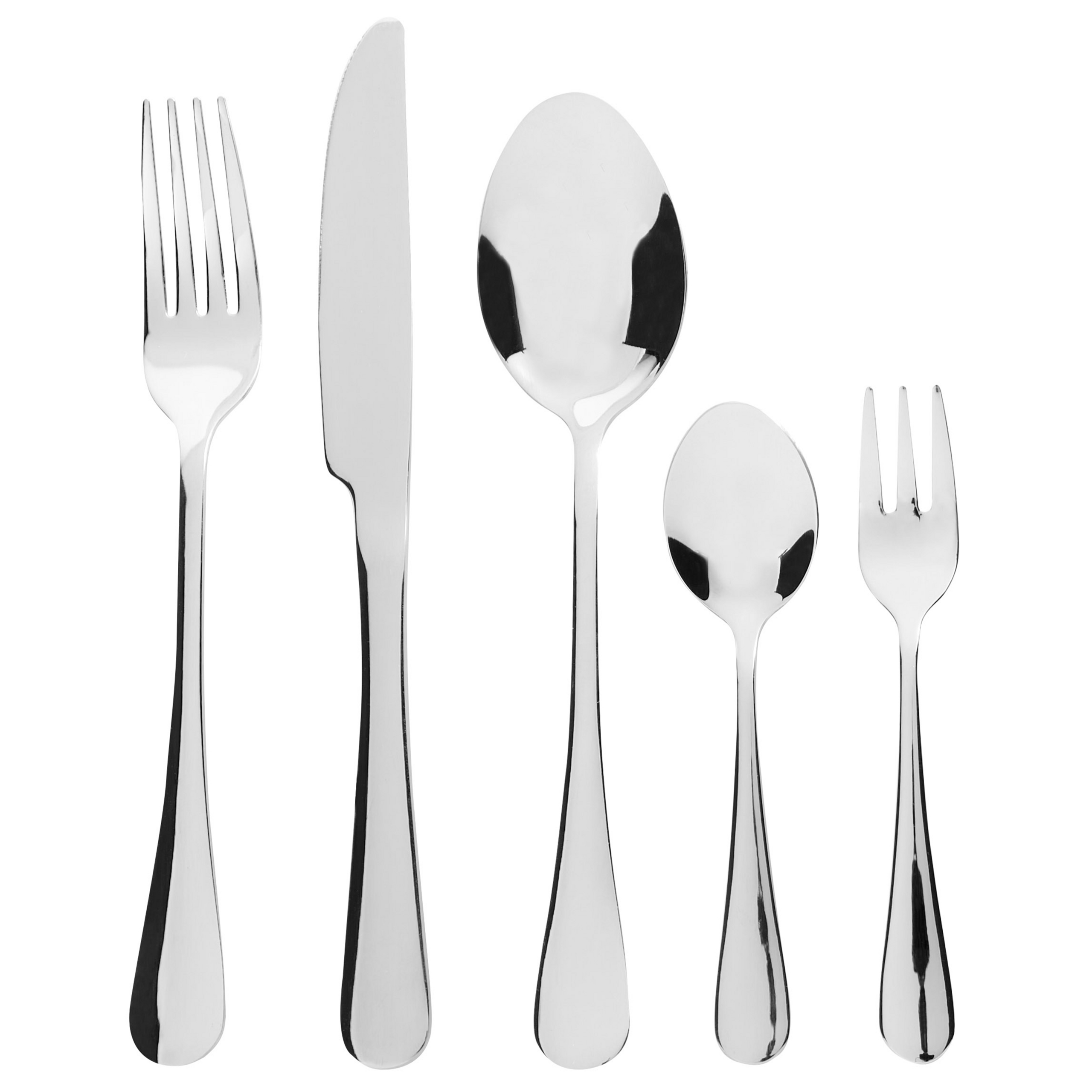 Bestickset 30-pack FUSILLI Silver