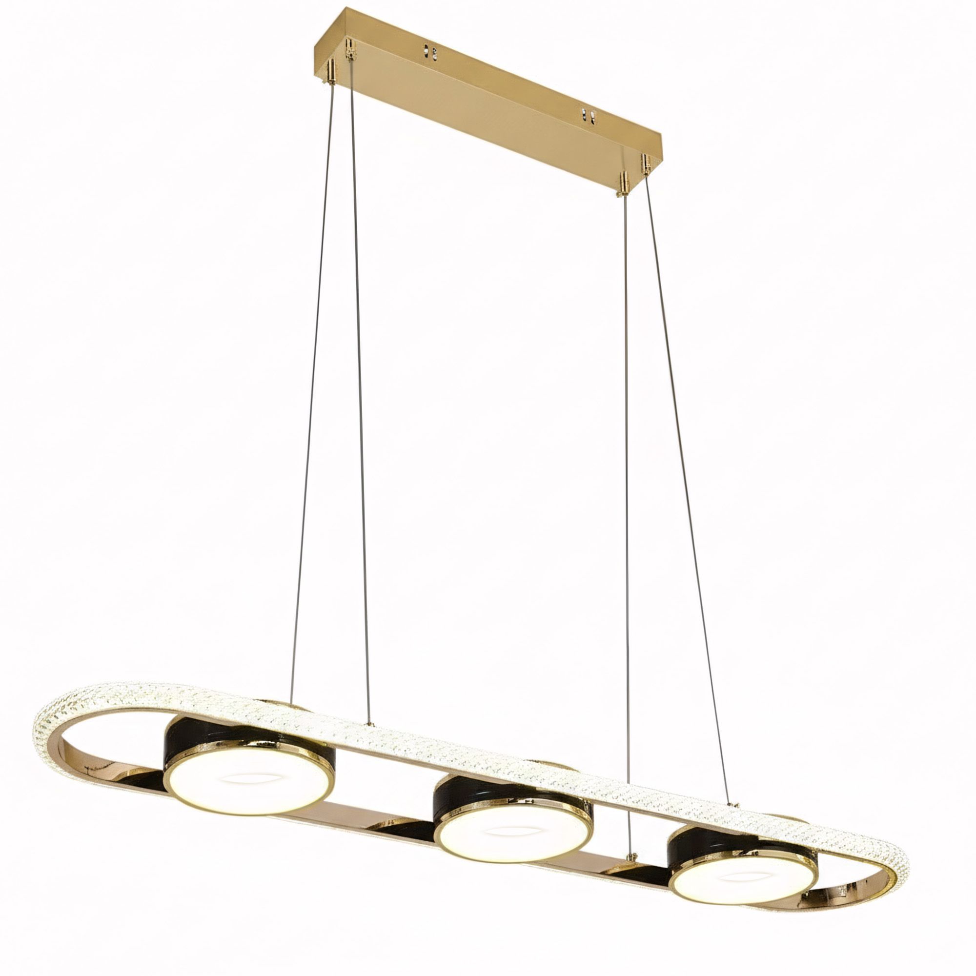 TOOLIGHT hängande taklampa G135-CP Guld 19x19x94cm
