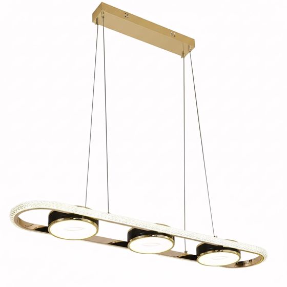 TOOLIGHT hängande taklampa G135-CP Guld 19x19x94cm