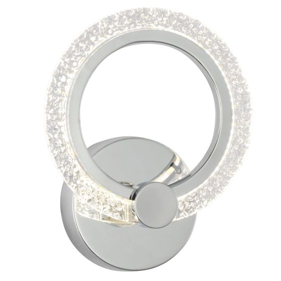 TOOLIGHT vägglampa LHJ067-W LED Krom 22x19x6cm