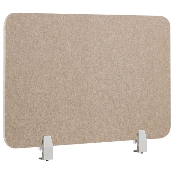 Skiljevägg för skrivbord SPLIT 80 x 50 cm Beige