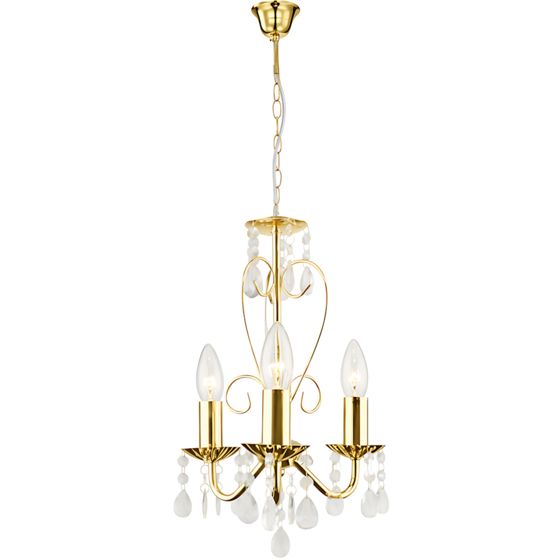 Toolight Hängande taklampa EBT012-3CP Guld 125x75x25cm