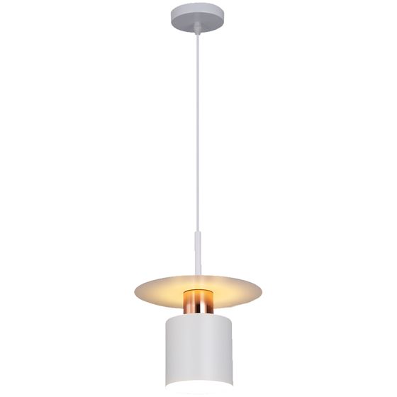 TOOLIGHT hängande taklampa APP1146-1CP Vit/Roséguld 20x20x32cm
