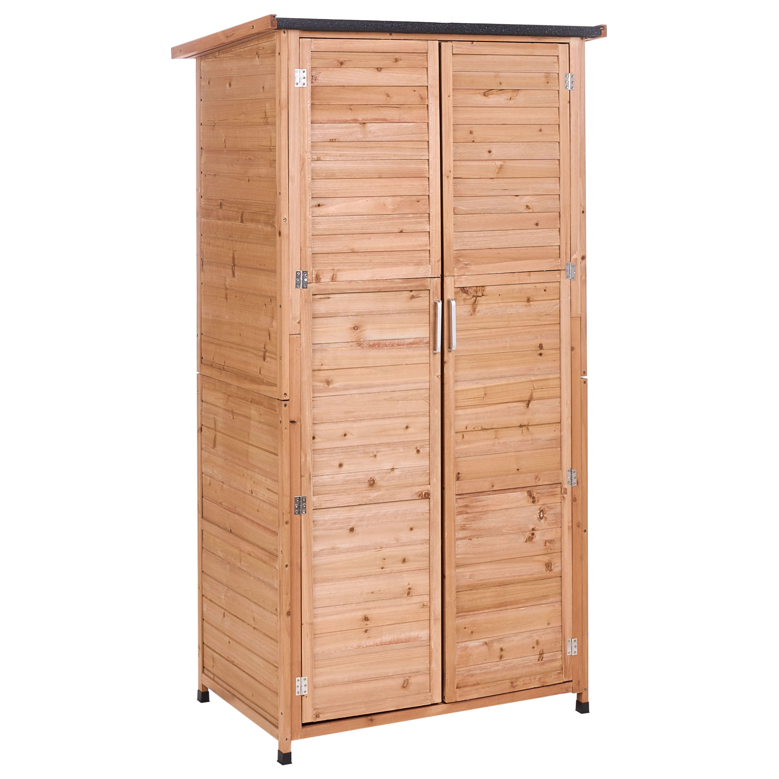 Redskapsförråd ARSEGO 96 cm 67 cm Granträ Ljusbrun