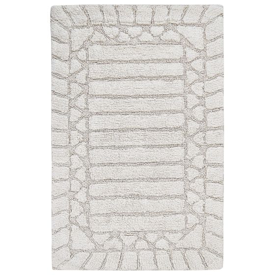Badrumsmatta TEKKE Ljusbeige 60 x 90 cm Bomull