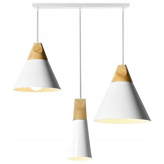 TOOLIGHT hängande taklampa APP064-3CP SCANDI SET Vit 26x50x26cm