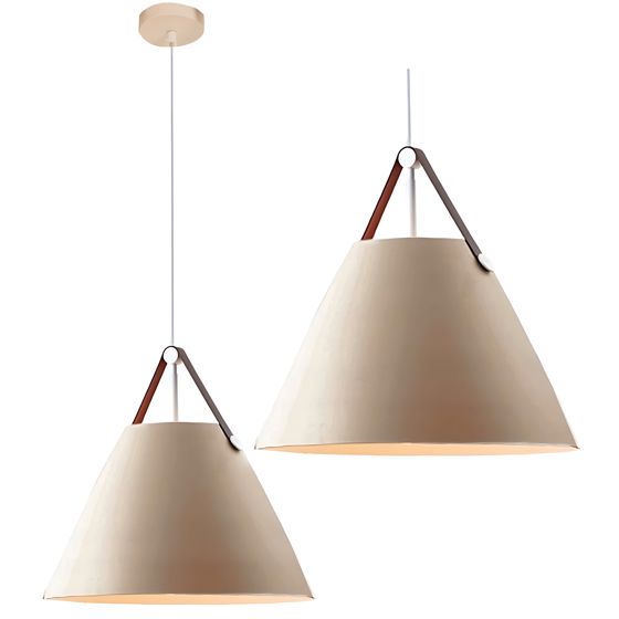 TOOLIGHT hängande taklampa APP159-1CP BUFFO Beige 105x27x105cm