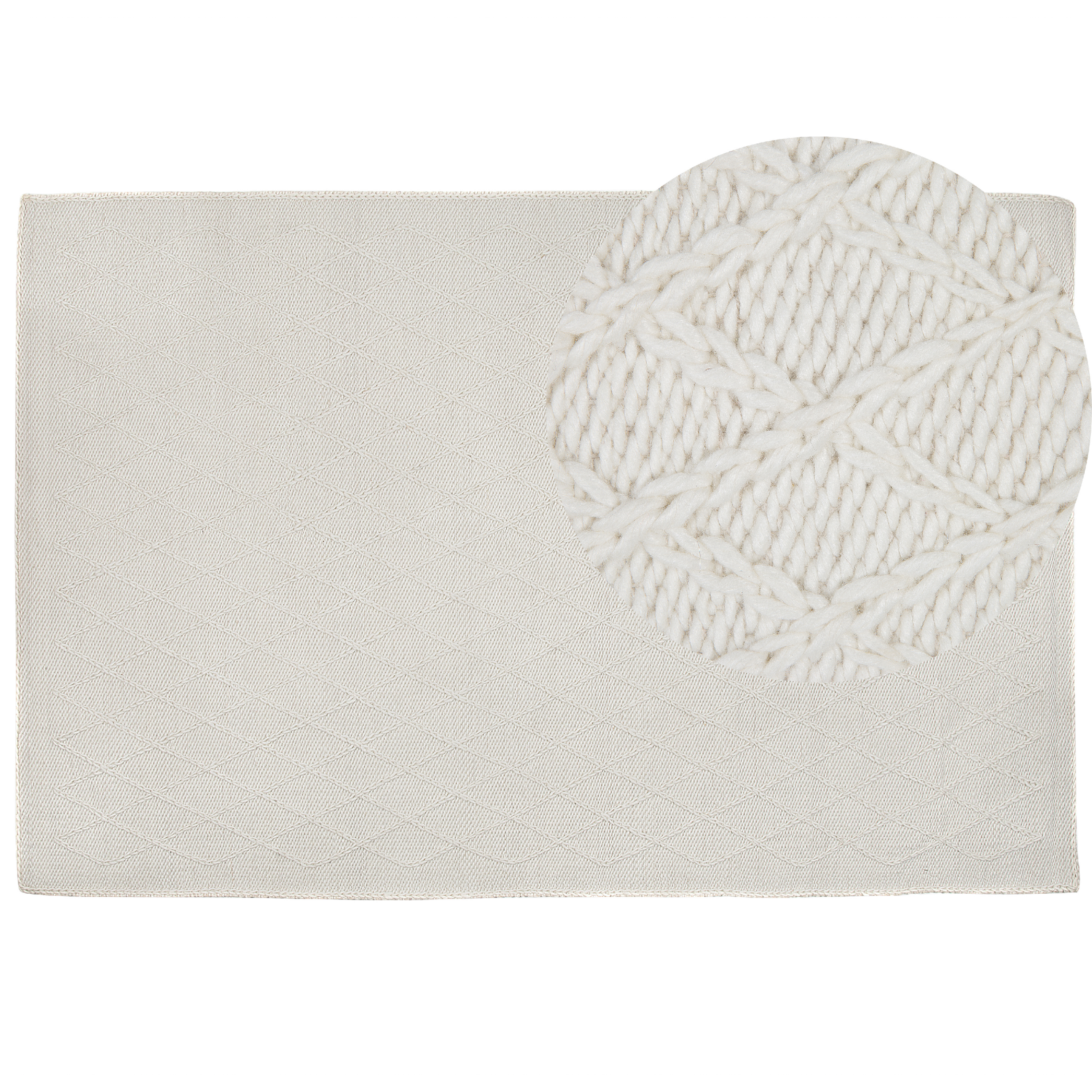 Matta ERZIN Off-White 160 x 230 cm