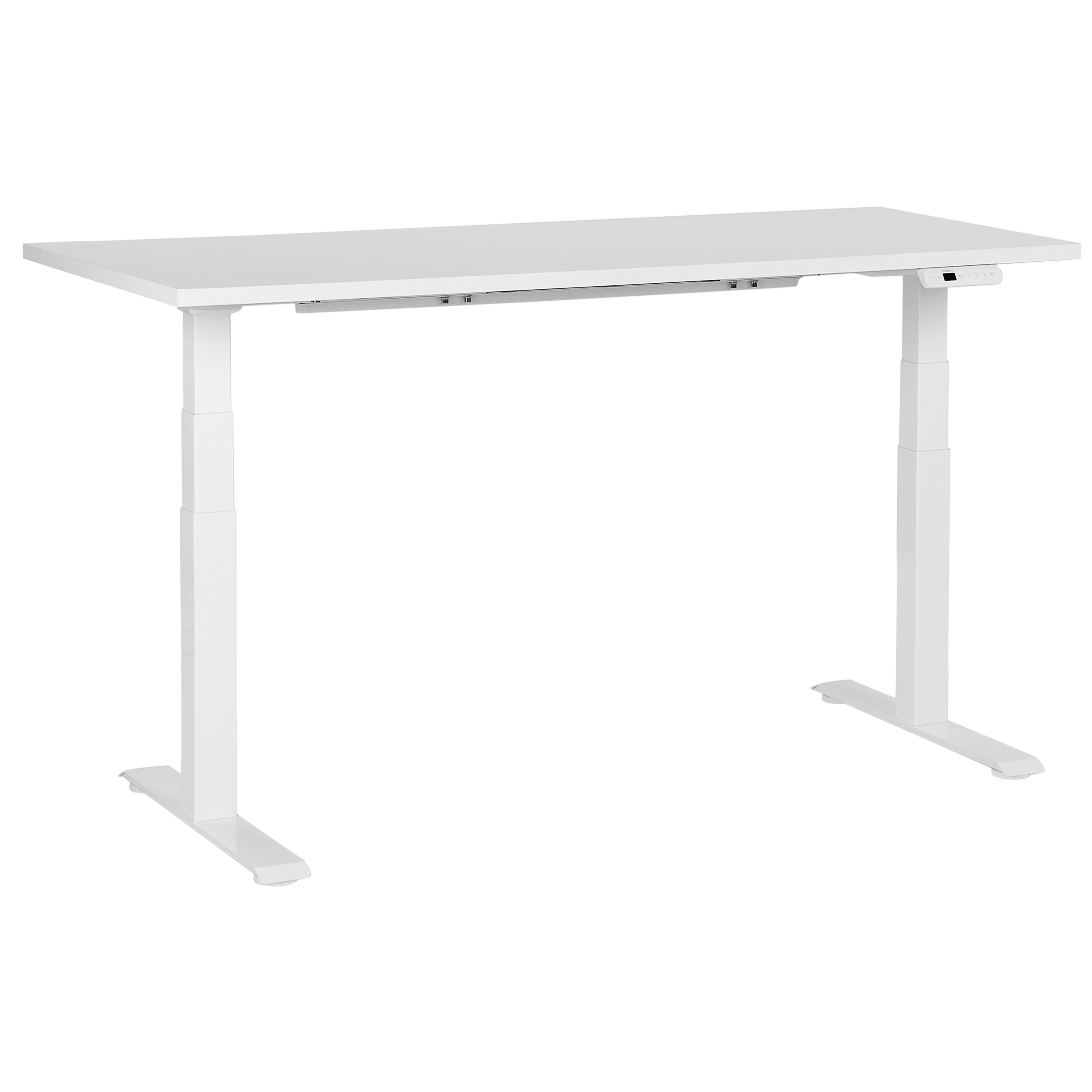 Elektriskt höj- och sänkbart skrivbord DESTINES 160 cm 72 cm Vit